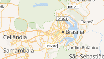 Mapa online de Brasilia